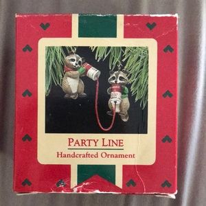 Hallmark Keepsake Ornament Party Line Vintage